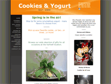 Tablet Screenshot of cookiesandyogurtredding.com